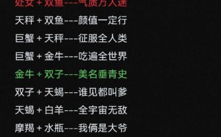 顶级绝配星座配对，绝配星座组合