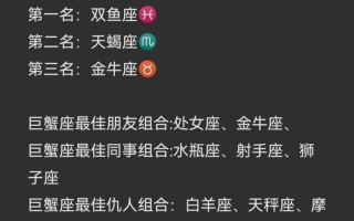 巨蟹座的最佳配对表 - 唯一能治住巨蟹的星座