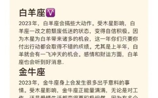 2023年星座运势及运程详解 - 2023年12星座每月运势
