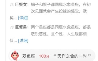 天蝎座最佳配对，天蝎座女最佳配对