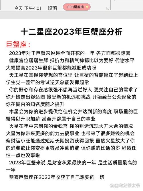 2023年十二星座每月运势详解 - 2023年最旺的星座-第4张图片 2023年十二星座每月运势详解 - 2023年最旺的星座-第4张图片