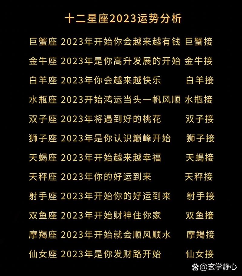 新浪星座2023年运势完整版 - 新浪座运势查询-第5张图片 新浪星座2023年运势完整版 - 新浪座运势查询-第5张图片