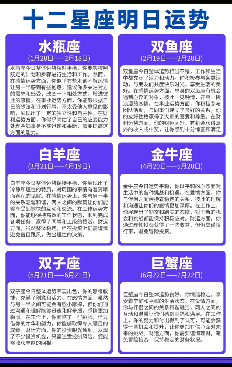 每天星座运势查询2021 - 每天星座运势查询2020汉程网-第4张图片 每天星座运势查询2021 - 每天星座运势查询2020汉程网-第4张图片